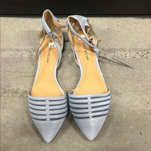 Antonio Melanie Women's baby Blue Pointed Flats 8.5 NWT